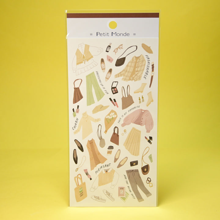 MINDWAVE Petit Monde Fashion Sticker Sheet