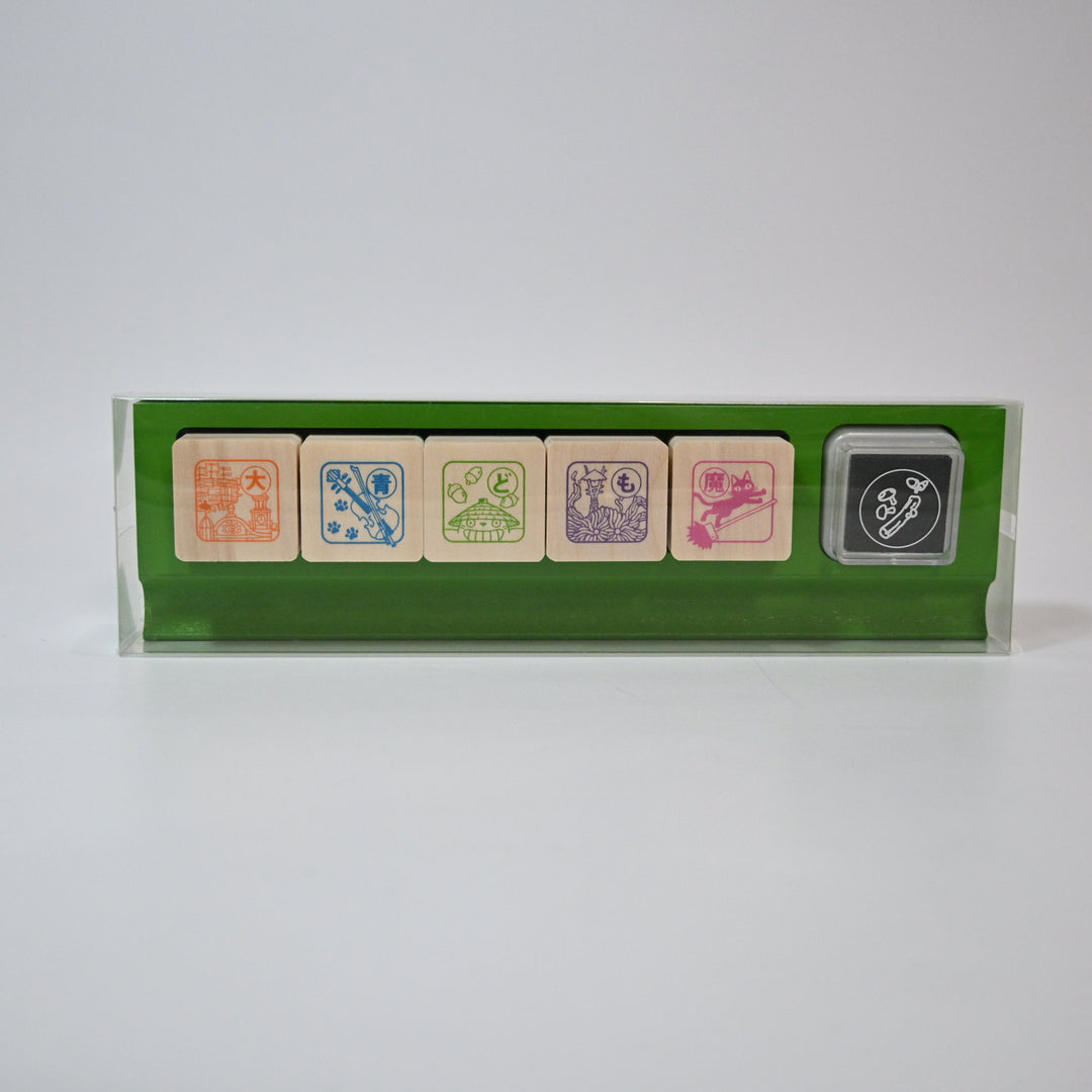 [Ghibli Park Limited] Studio Ghibli Park wooden stamp set
