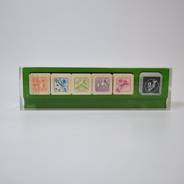 [Ghibli Park Limited] Studio Ghibli Park wooden stamp set