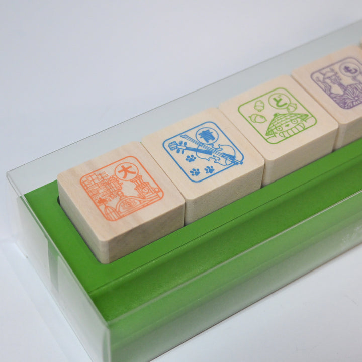 [Ghibli Park Limited] Studio Ghibli Park wooden stamp set