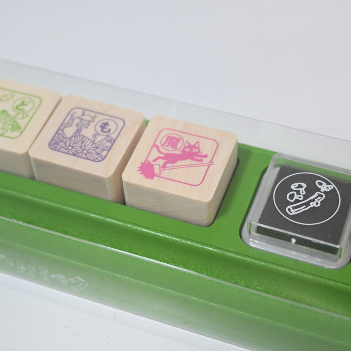 [Ghibli Park Limited] Studio Ghibli Park wooden stamp set
