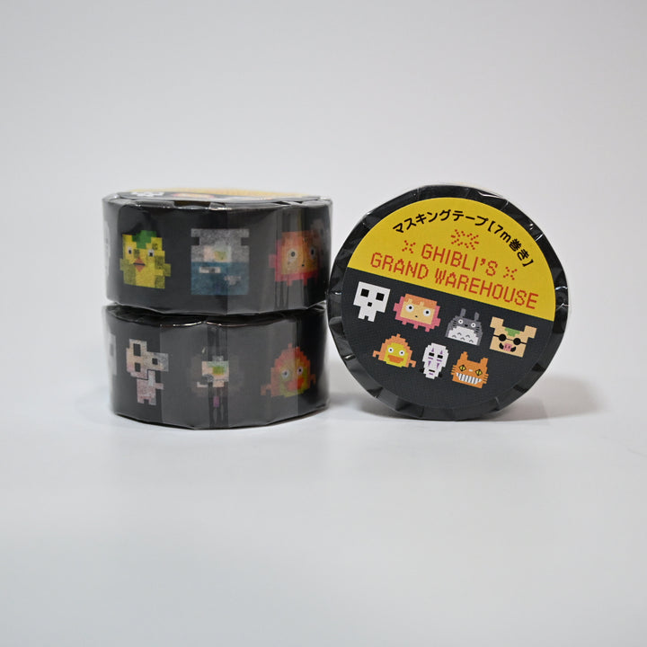 [Ghibli Park Limited] Ghibli's Grand Warehouse pixel art logo masking tape