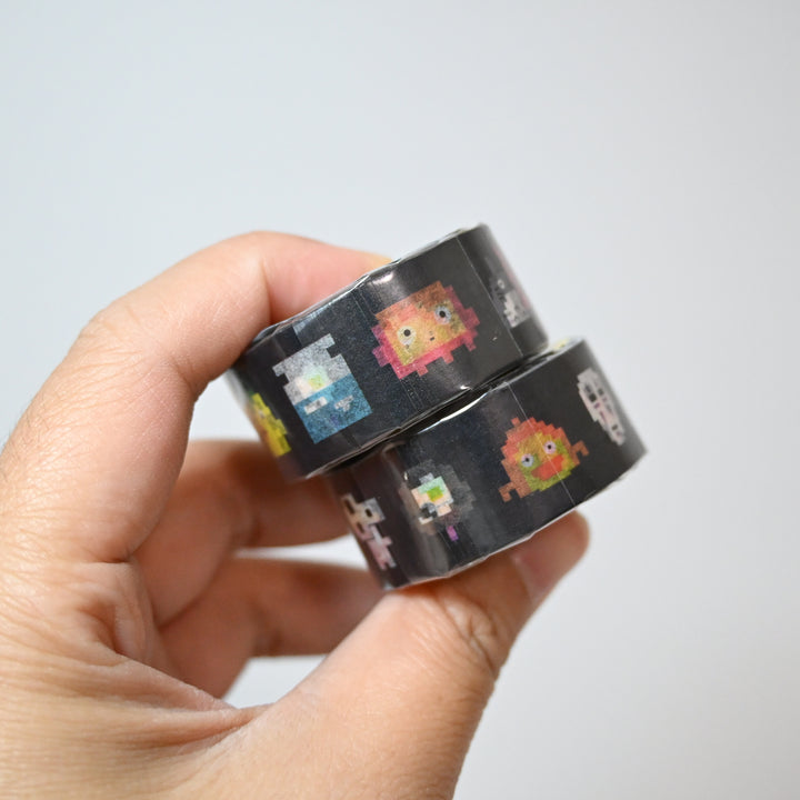 [Ghibli Park Limited] Ghibli's Grand Warehouse pixel art logo masking tape