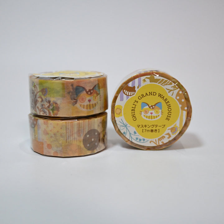 [Ghibli Park Limited] Ghibli's Grand Warehouse Cat Bus and patterns masking tape