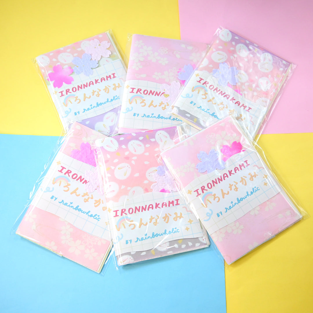 [Pre-order] Rainbowholic Original IRONNAKAMI Handmade Book A6 (Sakura Collection)