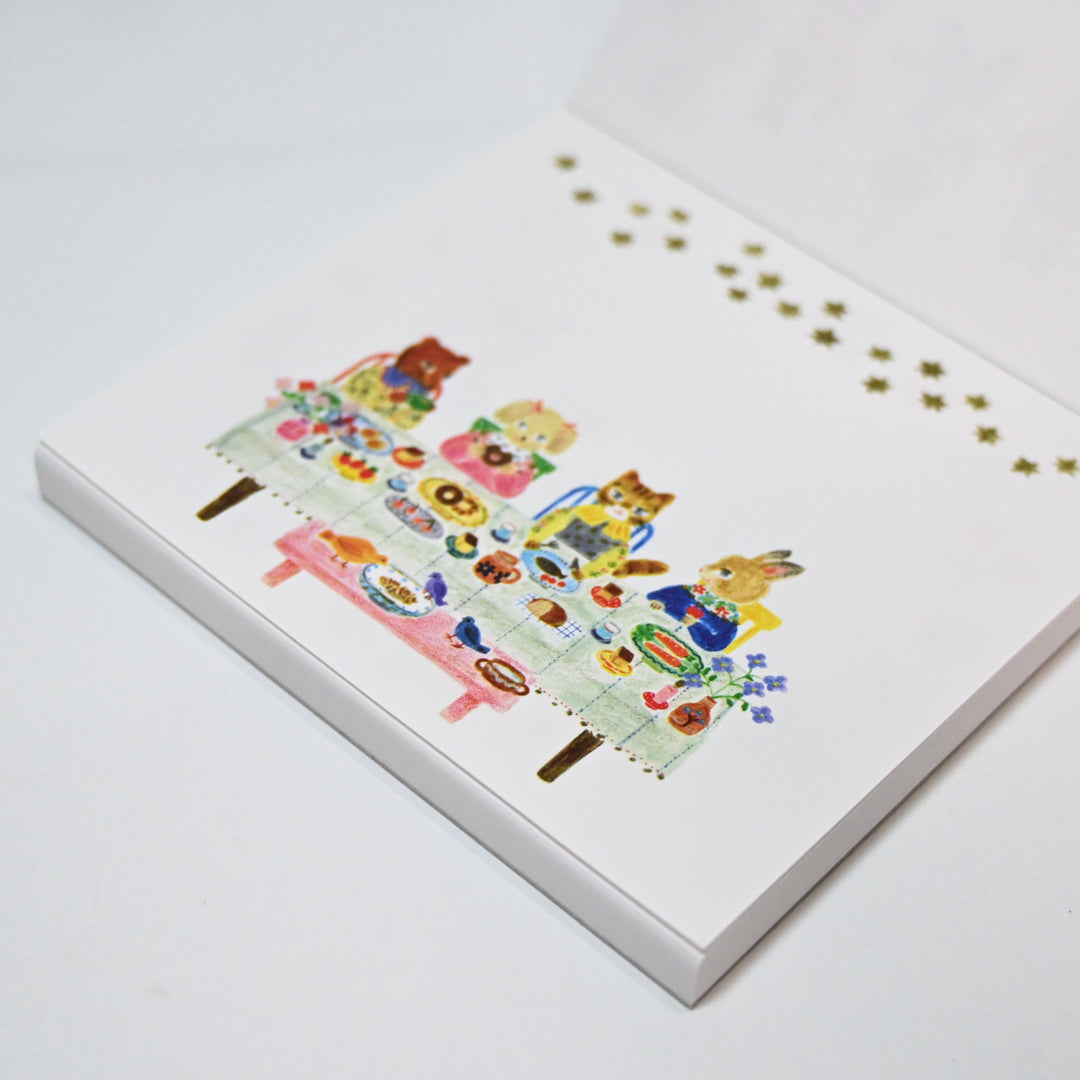 Aiko Fukawa Little fluffy friends Memo Block