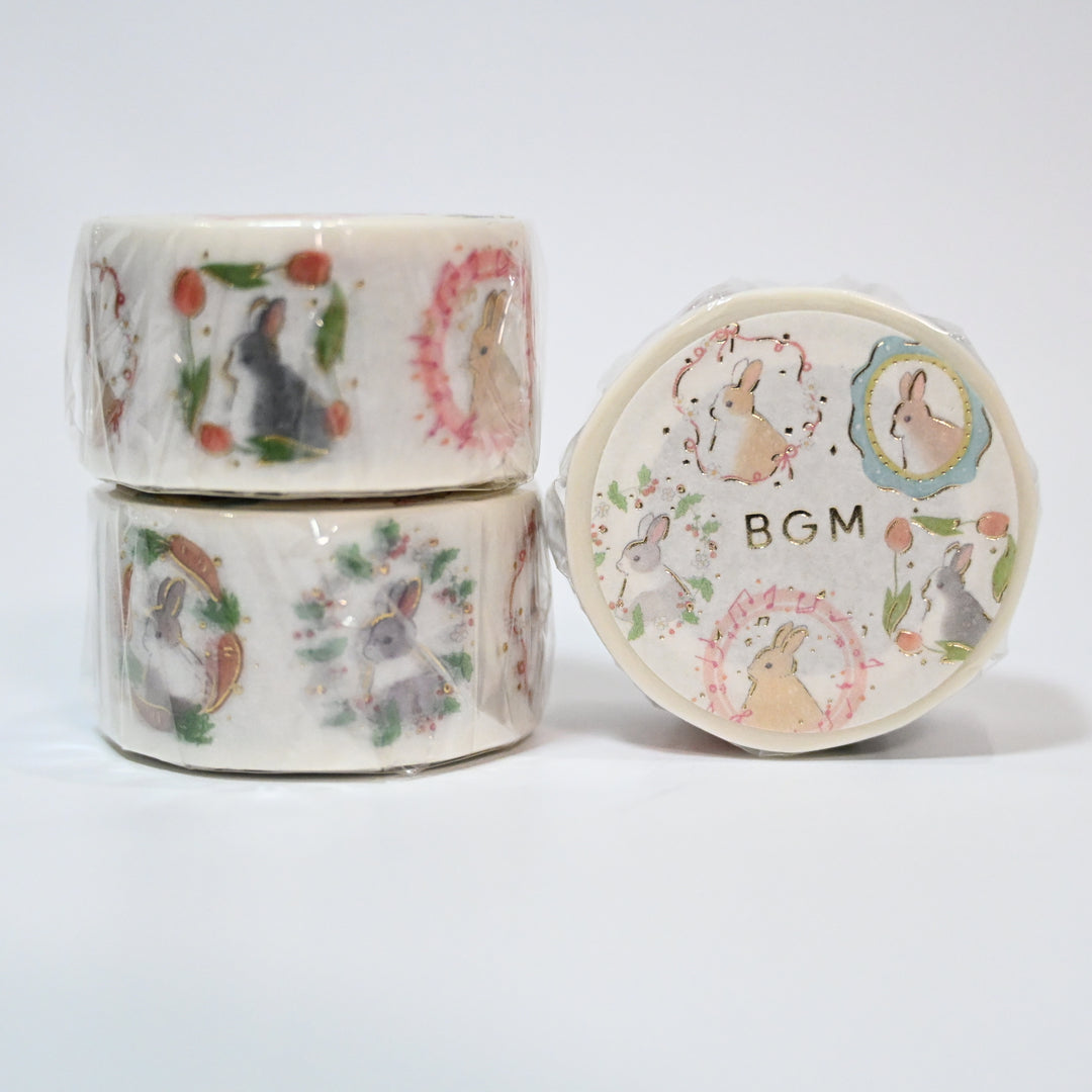 BGM Rabbit Bunny Frame Masking Tape