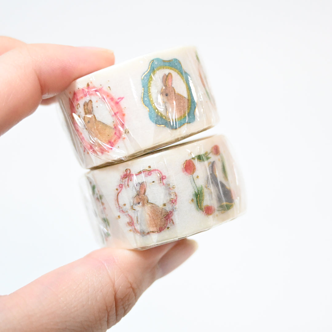 BGM Rabbit Bunny Frame Masking Tape