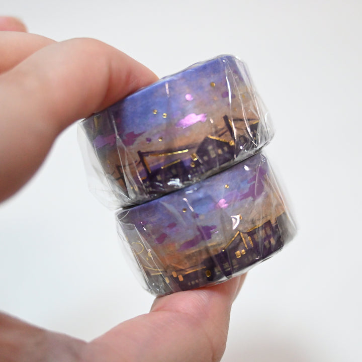 BGM Sunset Skyline Masking Tape