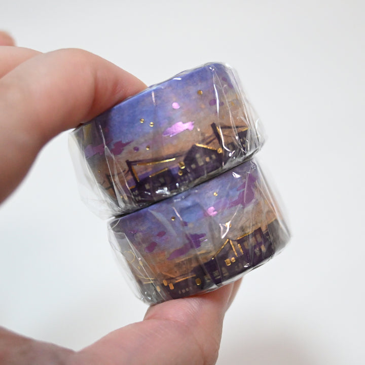 BGM Sunset Skyline Masking Tape