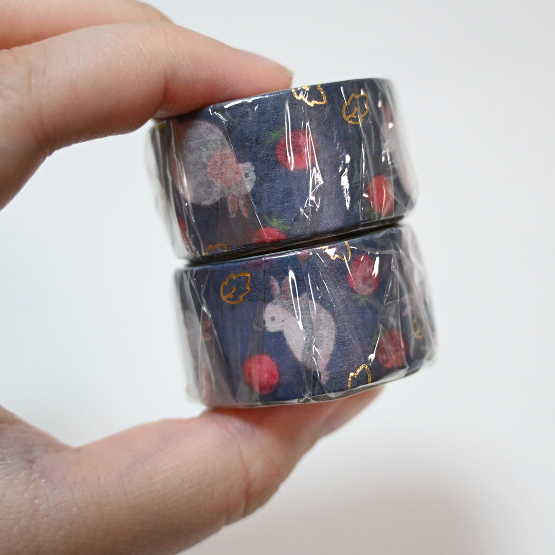 BGM Rabbit Bunny Strawberry Masking Tape