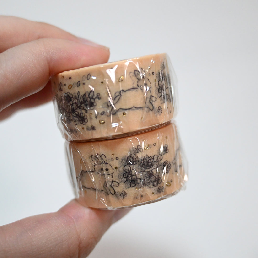 BGM Rabbit Bunny Blossoms Masking Tape