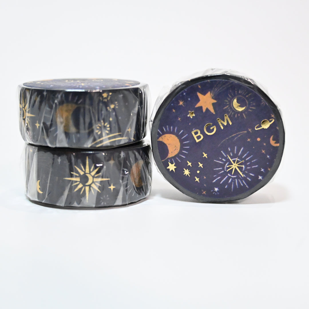 BGM Moon and Stars Masking Tape