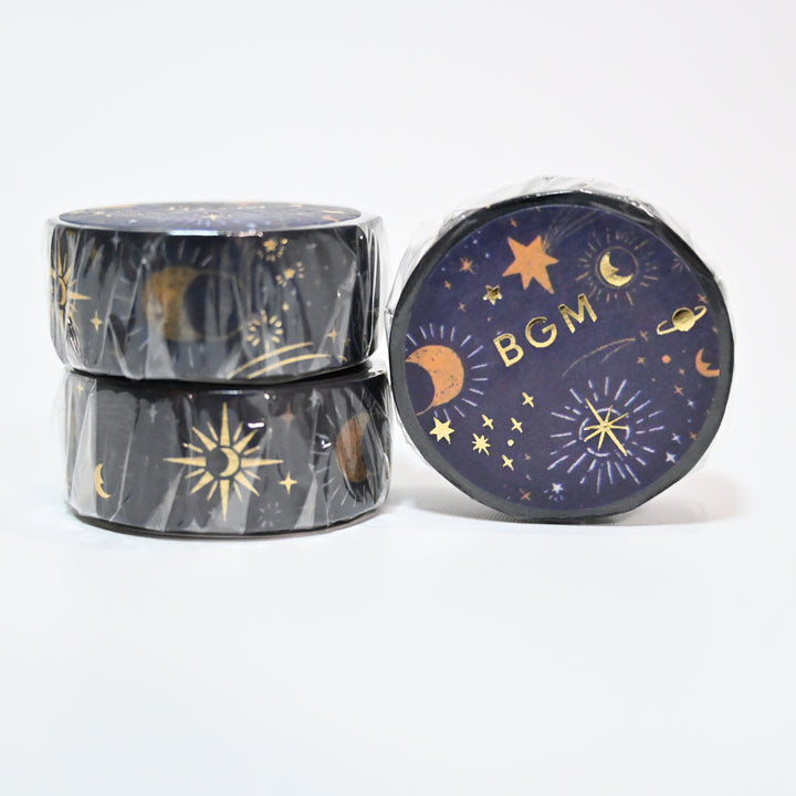 BGM Moon and Stars Masking Tape