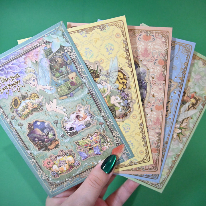 [Limited] Tokyo Disney Fantasy Springs Tinkerbell Postcard Set (6 pcs.)