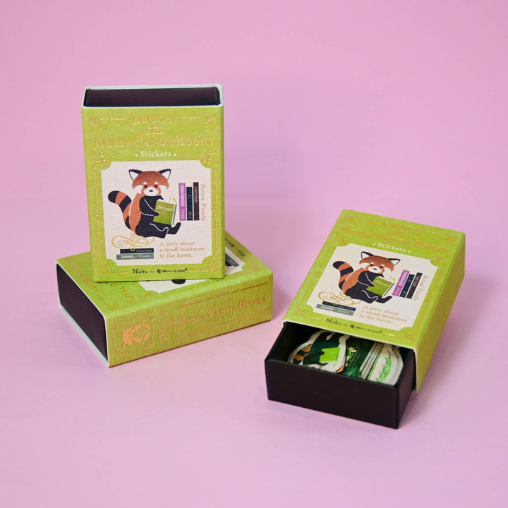 NB Nuku About the Ressa Panda Books Box Flake Seals
