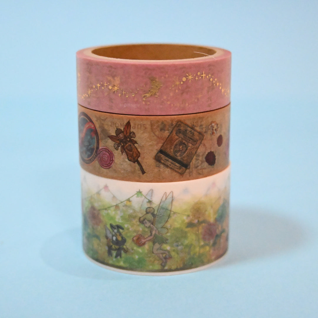 Tokyo Disney Fantasy Springs Tinkerbell Masking Tape Set (3 pcs)