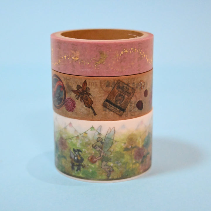 Tokyo Disney Fantasy Springs Tinkerbell Masking Tape Set (3 pcs)