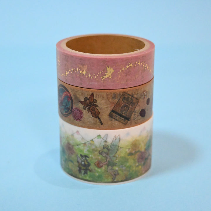 Tokyo Disney Fantasy Springs Tinkerbell Masking Tape Set (3 pcs)