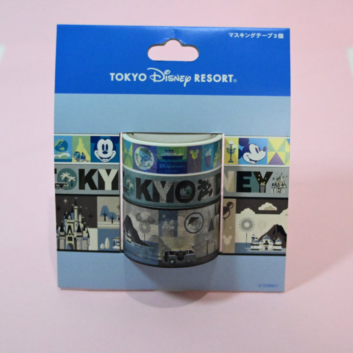 Tokyo Disney Resort Mickey Masking Tape Set (3 pcs)