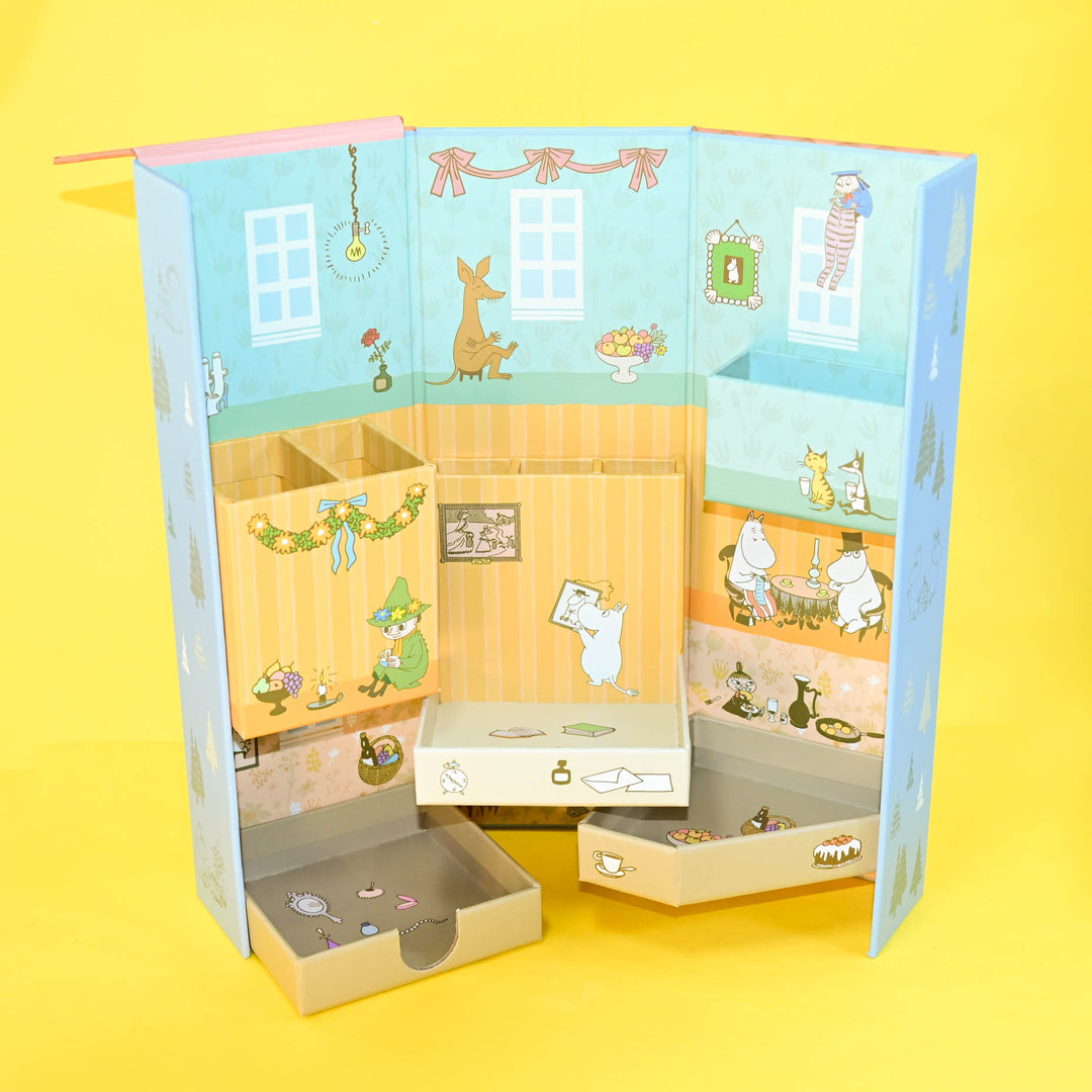 Nakabayashi Moomin Lifestyle Stationery Box M-Size