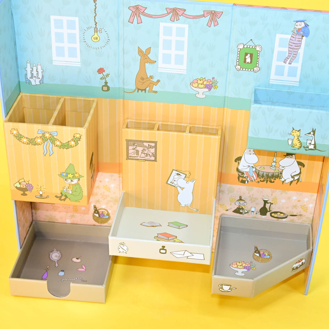 Nakabayashi Moomin Lifestyle Stationery Box M-Size