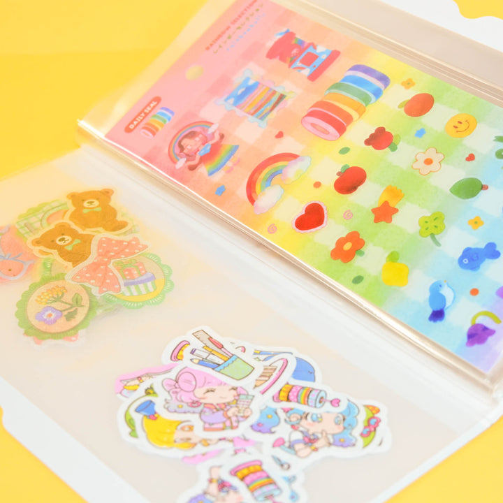 Sanrio Pompom Purin Sticker File Binder