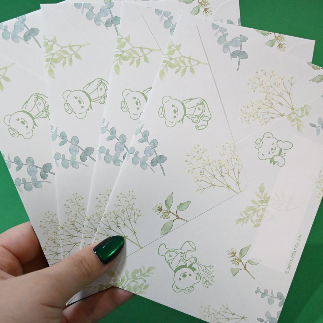 [Posukuma Cafe Limited] Ensemble de lettres botaniques Posukuma