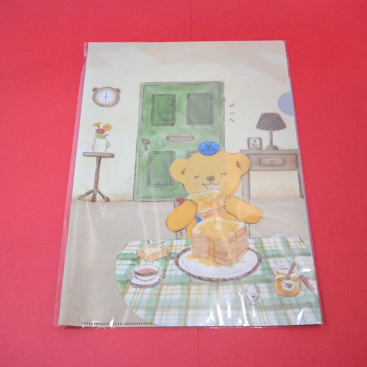 [Posukuma Café Limited] Posukuma Honey Toast A4 Clear File + Sticker Sheet Set