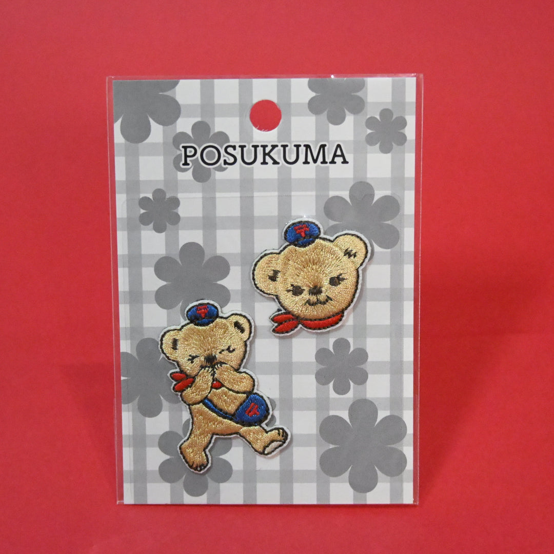 [Posukuma Café Limited] Posukuma Embroidered Iron-on Patches (2 pcs.)
