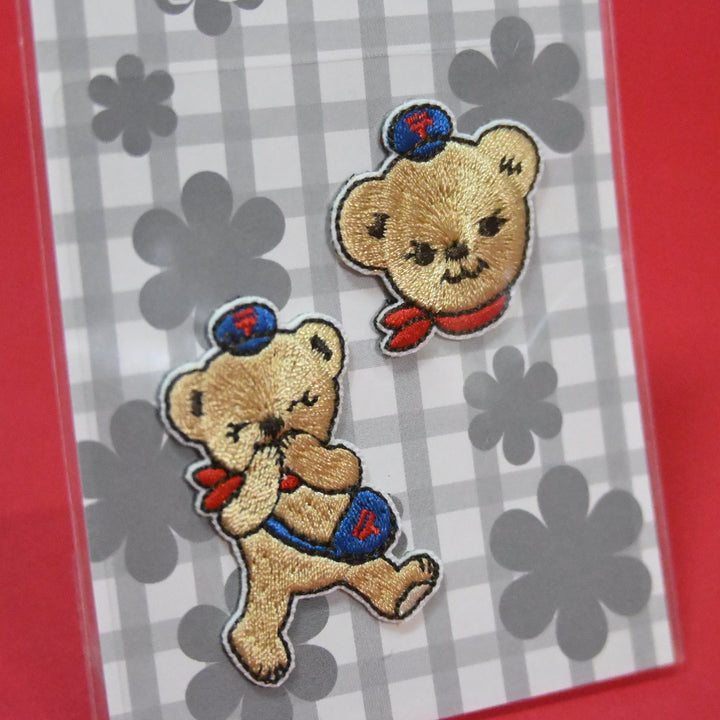[Posukuma Café Limited] Posukuma Embroidered Iron-on Patches (2 pcs.)