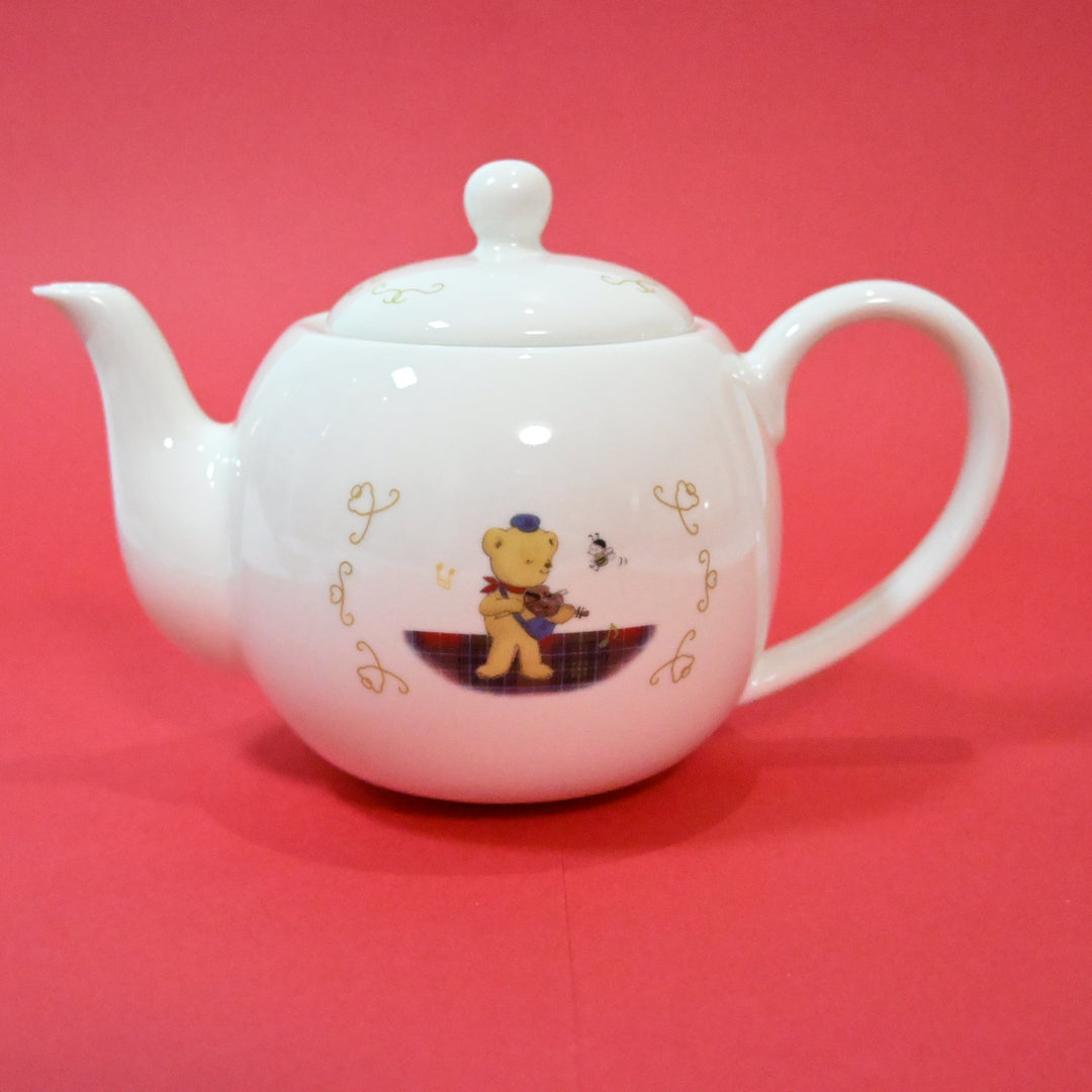 [Pre-loved] [Posukuma Café Limited] Posukuma Music & Letters Teapot with Secure Wrapping (Unused)