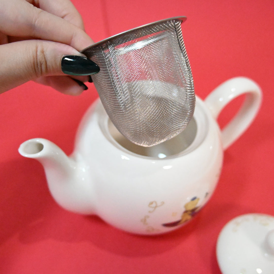[Pre-loved] [Posukuma Café Limited] Posukuma Music & Letters Teapot with Secure Wrapping (Unused)