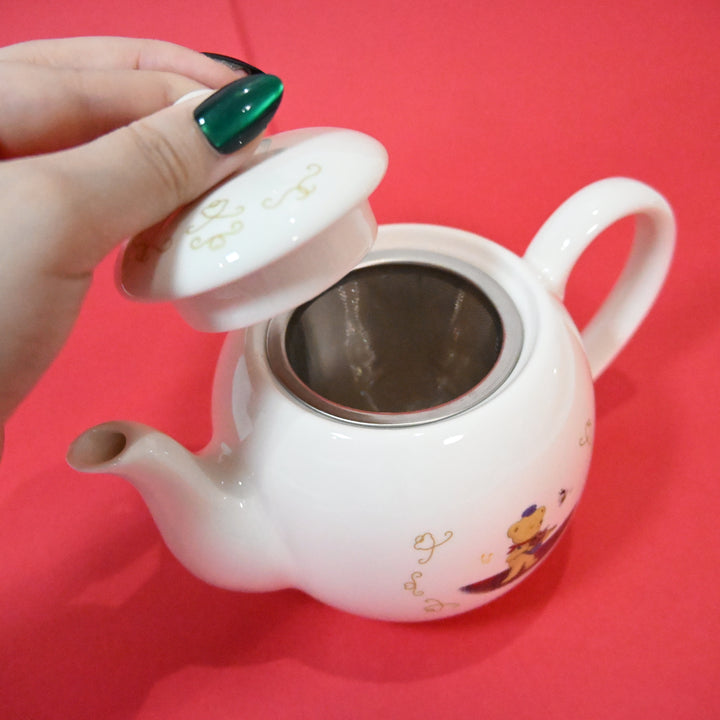 [Pre-loved] [Posukuma Café Limited] Posukuma Music & Letters Teapot with Secure Wrapping (Unused)