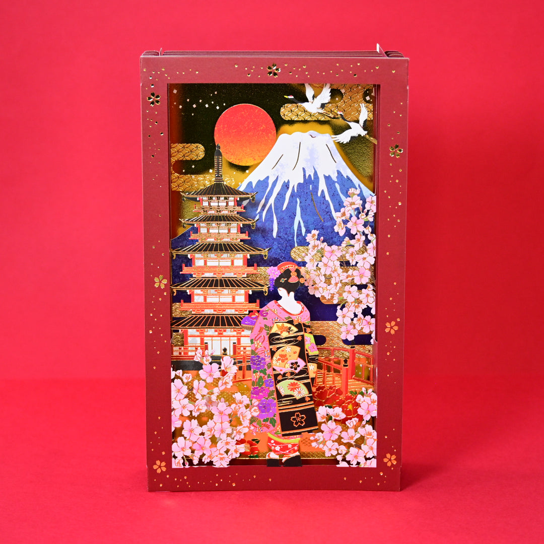 Sanrio Mt. Fuji and Maiko Pop-Up Card