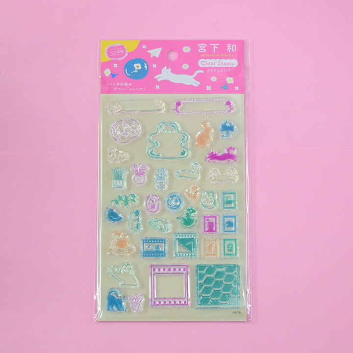Miyashita Nodoka Clear Stamp Pink