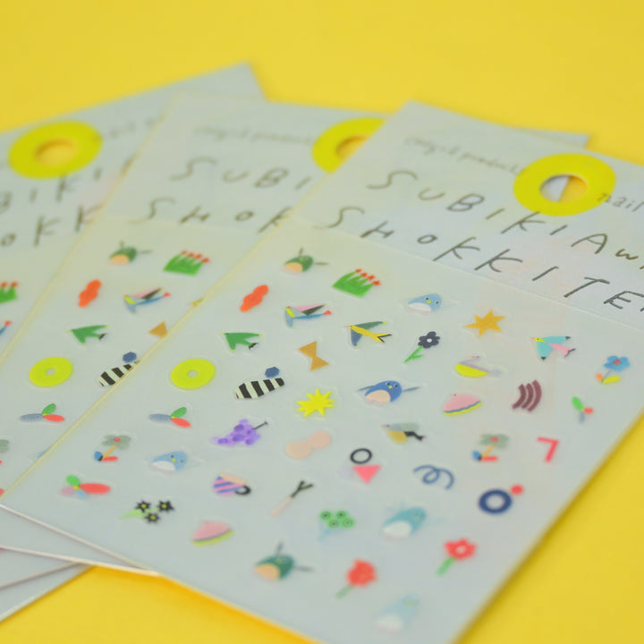 cozyca Subikiawa Shokkiten Mini Nail Diary Stickers