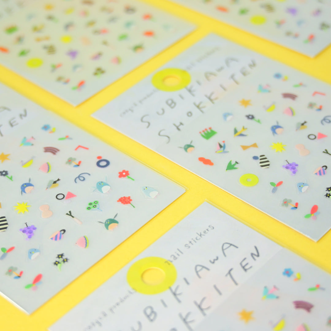 cozyca Subikiawa Shokkiten Mini Nail Diary Stickers