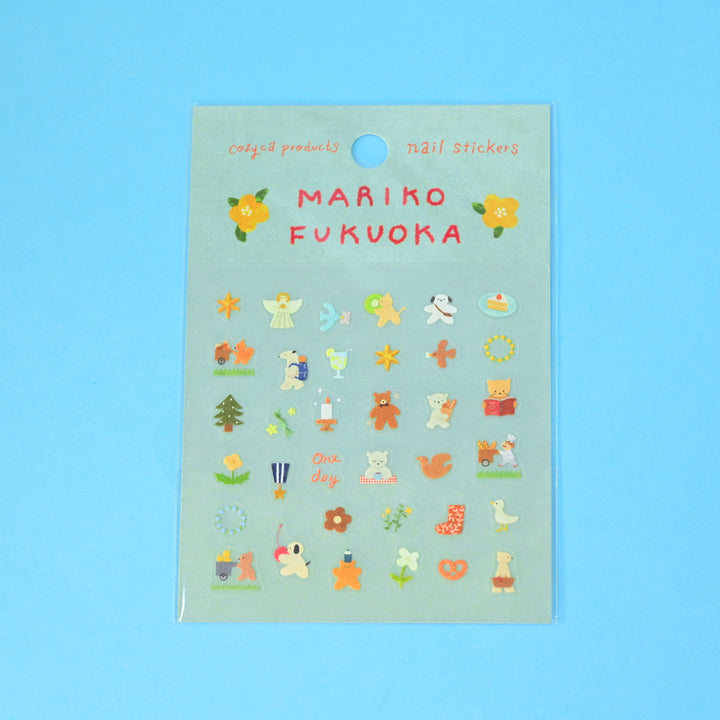 cozyca Mariko Fukuoka Mini Nail Diary Stickers
