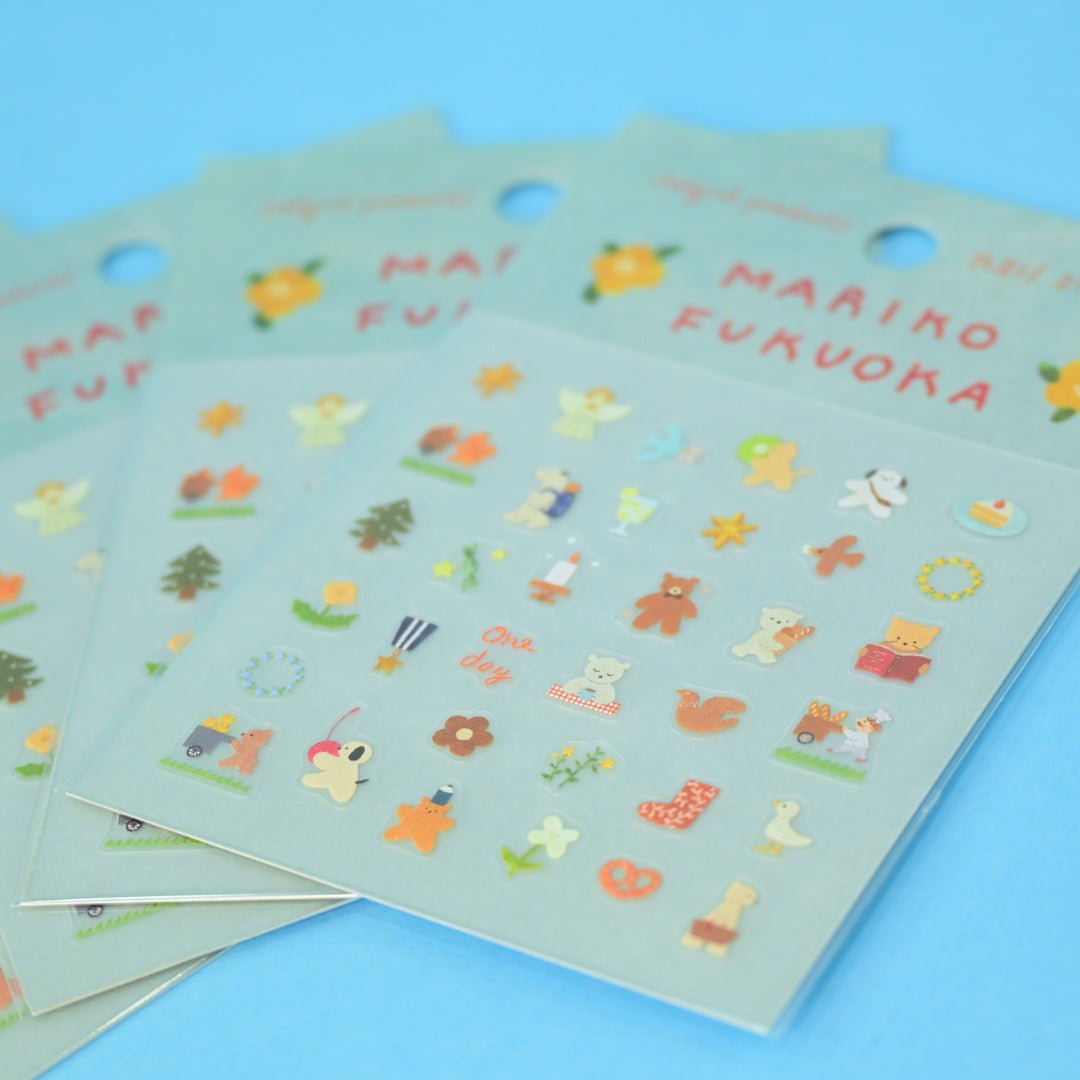 cozyca Mariko Fukuoka Mini Nail Diary Stickers