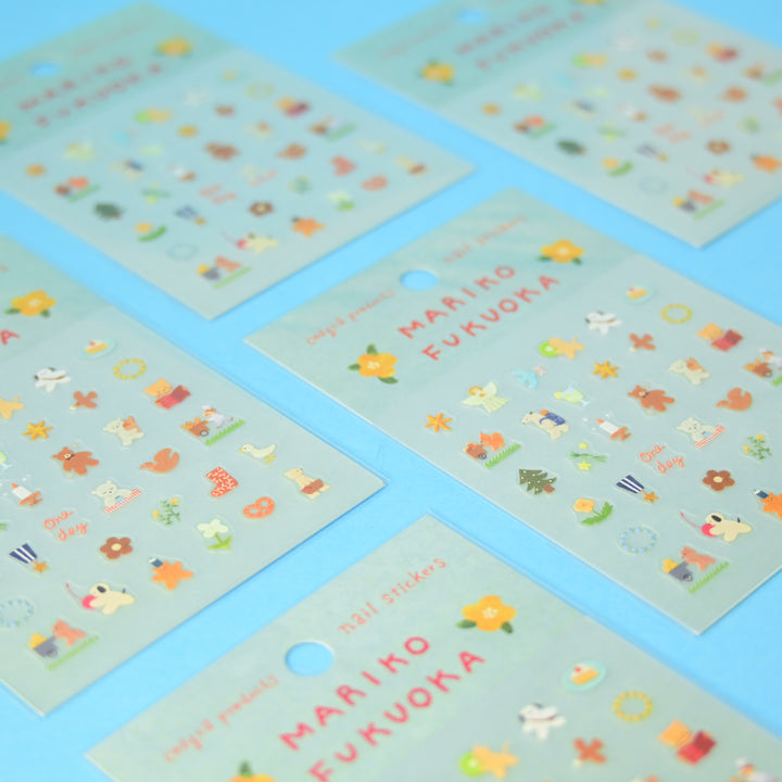 cozyca Mariko Fukuoka Mini Nail Diary Stickers