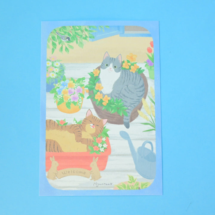 NB Nyantomo Cat Post Card