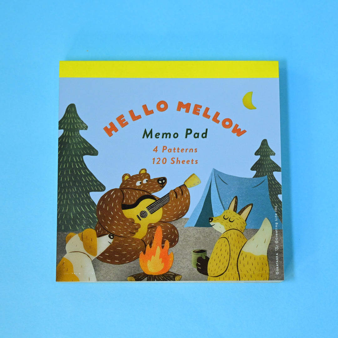 OKATAOKA Hello Mellow Animal Camping Memo Pad