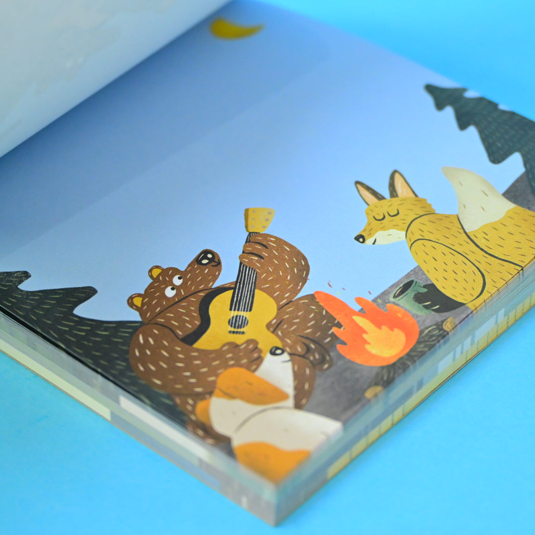 OKATAOKA Hello Mellow Animal Camping Memo Pad