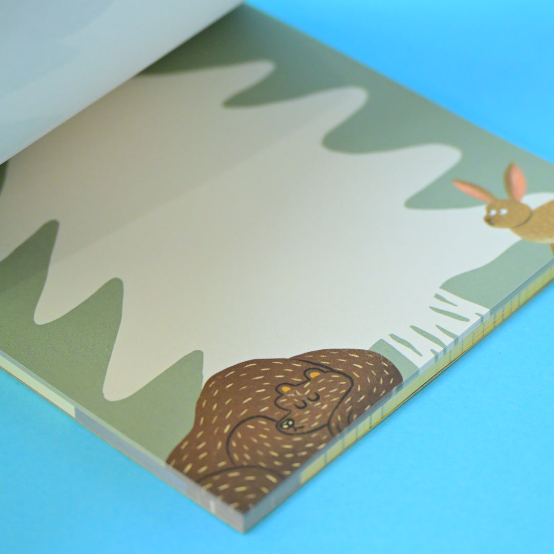 OKATAOKA Hello Mellow Animal Camping Memo Pad