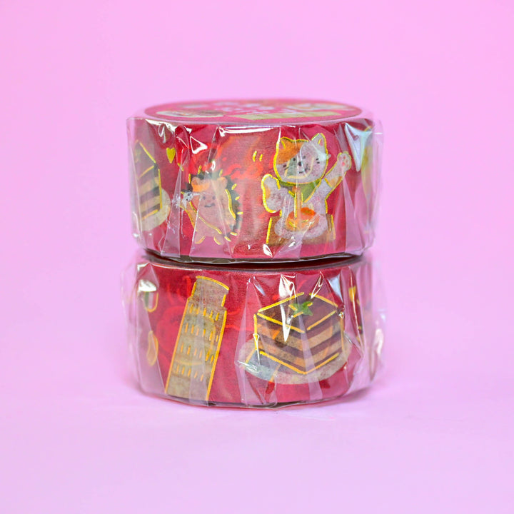 BGM World's Café Travelogue Italy Washi Tape