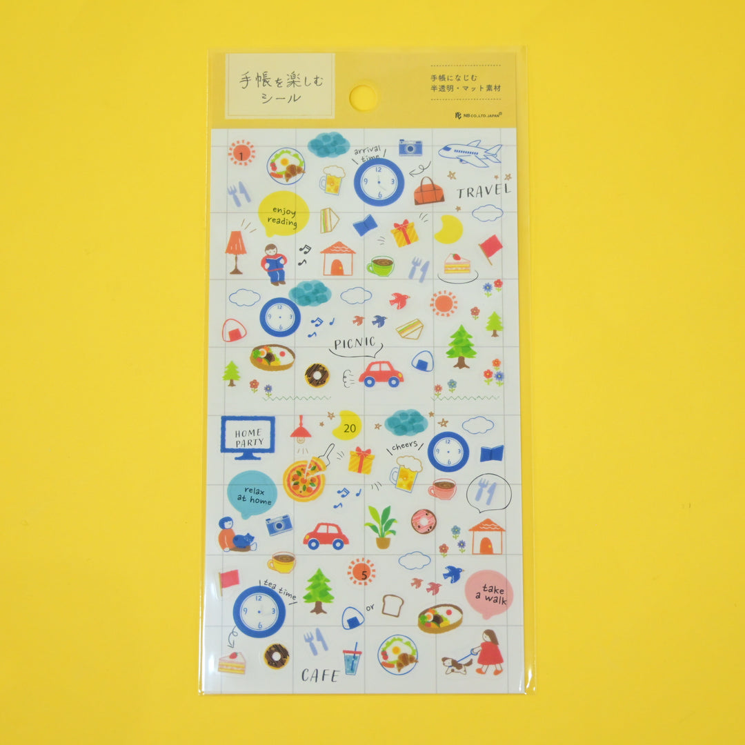 NB Fun Journaling Travel Diary Sticker Sheet