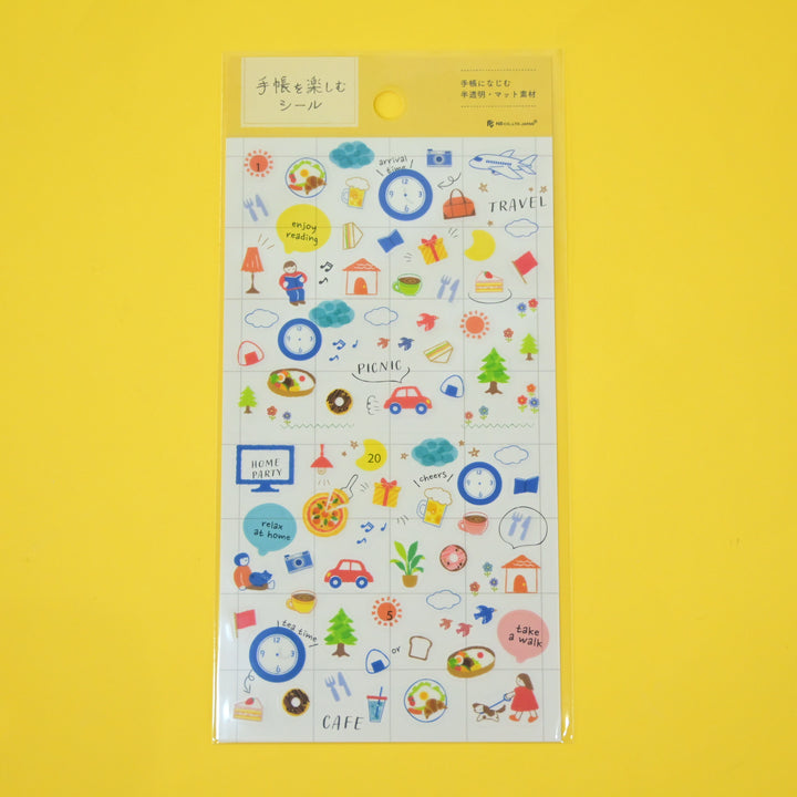 NB Fun Journaling Travel Diary Sticker Sheet