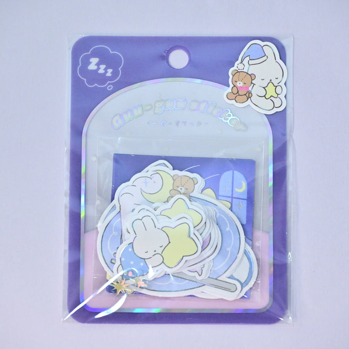 Guu-guu Sleeping Bunny Bear Flake Seal