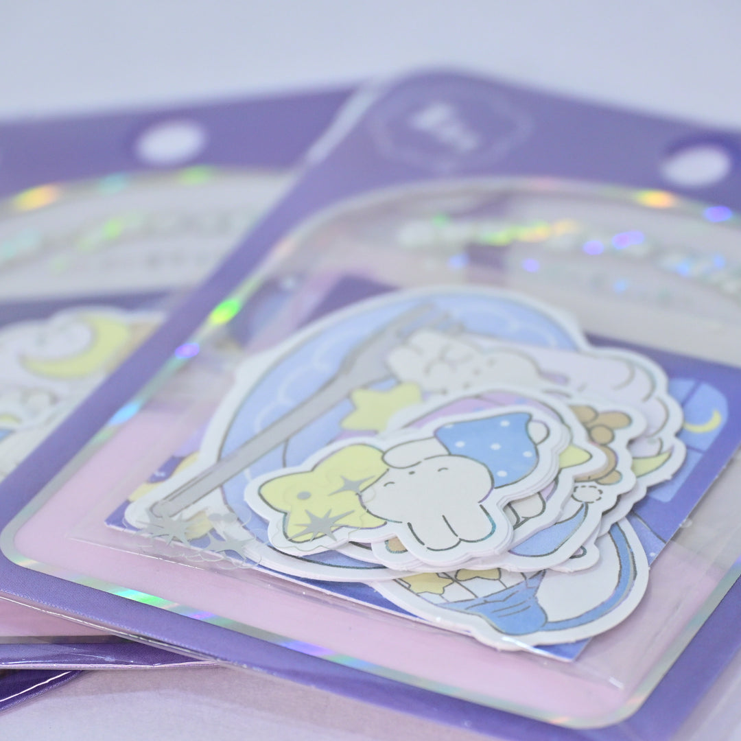 Guu-guu Sleeping Bunny Bear Flake Seal